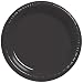 Creative Converting 28-134031 10.25 Inch Black Velvet Color Premium Plastics Banquet Plate 20-Pack (Case of 12)