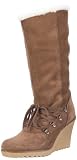 ESPRIT Kiwi Lu Boot X10430, Damen Stiefel, Beige (dark beige 252), EU 37