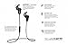 RevJams Active® Sport Wireless Bluetooth Earbuds with Noise Isolation and in line microphone - Black