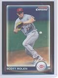 2010 Bowman Chrome Baseball Card # 59 Scott Rolen - Cincinnati Reds - MLB Trading Card in Screwdown Case