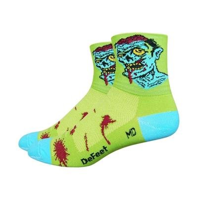 DeFeet AirEator 3in Zombie Cycling/Running Socks - AIRZOMB