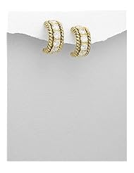 CZ Earrings In 92.5 Sterling Silver