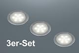 Bodeneinbauleuchte Arno 3 LED Set