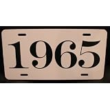 1965 YEAR LICENSE PLATE by Motown Automotive Design