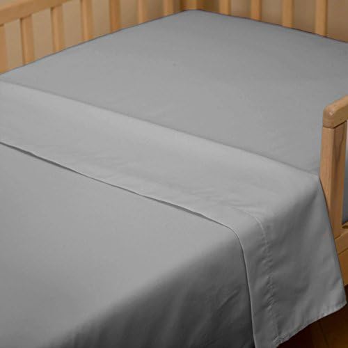 Super Soft and Elegant New Collections 1PC Flat Sheet Queen 100% Egyptian Cotton Light Grey Solid