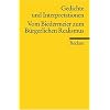 Gedichte und Interpretationen Bd 4: Vom Biedermeier zum B�rgerlichen Realismus.