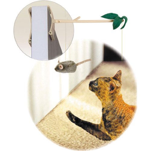 Our Pets CT-10159 Play-N-Squeak Batting Practice Cat Toy