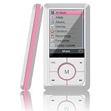 Kubik Evo 8GB MP3 Player with Radio and Expandable MicroSD SDHC Slot - White