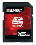 EMTEC 16 GB Class 4 60x SDHC Flash Memory Card EKMSD16GB60XHC