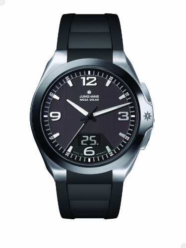 Junghans Herren-Armbanduhr XL Spectrum Analog - Digital Kautschuk 018/1122.00
