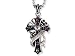 Stainless Steel Ed Hardy Key/Heart Cross Necklace
