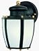 Westinghouse 64516 One-Light Outdoor Downward Wall Sconce, Matte Black with Frosted Globe