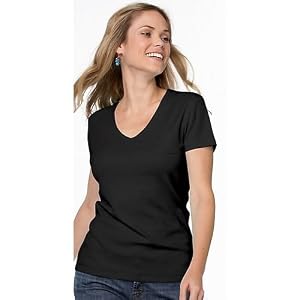 Misses Liz Claiborne V-Neck T-Shirt