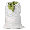 Honey-Can-Do LBG-01140 Cotton Laundry Bag, White