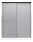 KOHLER K-702204-G54-SHP Fluence Frameless Bypass Bath Shower Door, Bright Polished Silver