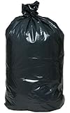 AEP 0232359 X Heavy Duty Can Liner, 45 Gallon, 1.25 ml, Black (Pack of 100)