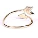 New Women Girl Gold Silver Fashion Adjustable Arrow Open Knuckle Ring Jewelry Gold