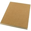 Paperchase Exercise Book. Kraft Cream Design