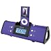 SDI iHome iH16U - Portable speakers with digital player dock for iPod - purple