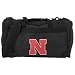 adidas Nebraska Cornhuskers Black Team Logo Duffel Bag
