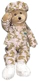 Chantilly Lane 19" American GI Hero Bear Sings "God Bless The USA"