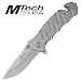 M-Tech Folding Knife Tactical Rescue Silver