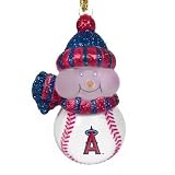 Scottish Christmas Los Angeles Angels of Anaheim All-Star Light Up Snowmen Ornament Set