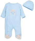 Little Me Bear Layette Blue, Newborn