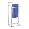 Wenko 17107100 Handtuch- und Kleiderst�nder Quadro - stufenf�rmig, 3 Stangen, Vierkantrohr, Chrom, 38 x 84.5 x 32.5 cm