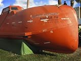 The Merchant Ship Maersk Alabama Lifeboat on Display in Fort Pierce, Florida Photographic Poster Print, 24x32