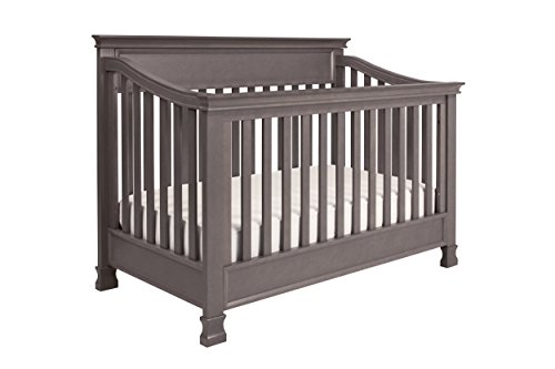 Million Dollar Baby Classic Foothill 4-in-1 Convertible Crib With Toddler Rail, Weathered Grey