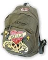 Ed Hardy Rucksack Custom Made Love Kills Slowly