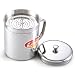 Cook N Home 1-1/2-Quart Stainless Oil Storage