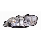 2002-2003 MITSUBISHI LANCER EXCEPT EVOLUTION; CHROME BEZEL LEFT HAND HEAD LIGHT TYC... by TYC