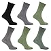 Universal Textiles Mens Stay Up Non Elastic Diabetic Socks (Pack Of 6)