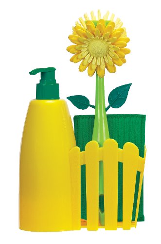 Boston Warehouse Geranium Countertop Caddy Set, Yellow