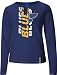 St. Louis Blues -Navy- Junior's Astronomy Split Neck Top