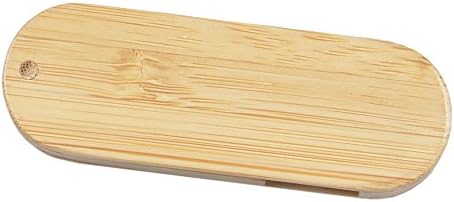 INCIPIENT 8gb Bamboo Rounded Corner Swivel Wood Design USB Flash Drive Gift Flash Memory
