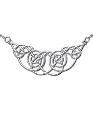 Sterling Silver Celtic Eternal Knot Pendant Necklace