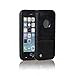 Caka 6S Plus Waterproof Case, 6 Plus Case, Full-Body Underwater Shockproof Dirtproof Durable Full Sealed Protection Case Cover with Kickstand for 6S 6 Plus 5.5 Inch Case (Black)