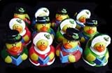 12 Rubber Duck Ducky Duckie Christmas Caroling Ducks