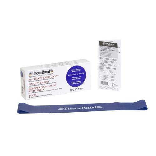 Thera-Band&reg; Loop, blau - extra stark, 45,5 cm flach liegend Preisvergleich