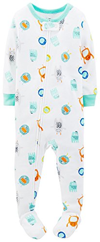 Carter's Baby Boys' Print Footie (Baby) - Monsters