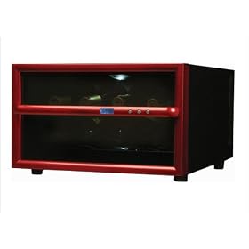 Emerson 8-Bottle Wine Cooler- Red by Emerson