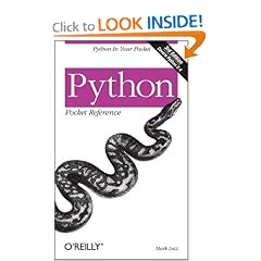 Python Pocket Reference (Pocket Reference (O'Reilly))