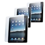 ( 3 packs )iPad Screen Protector LCD Screen Guard with Anti-reflective and Scratch-proof for Apple iPad (PET material )