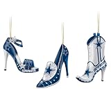 NFL Dallas Cowboys Steppin' Out Stiletto Shoe Ornament Collection