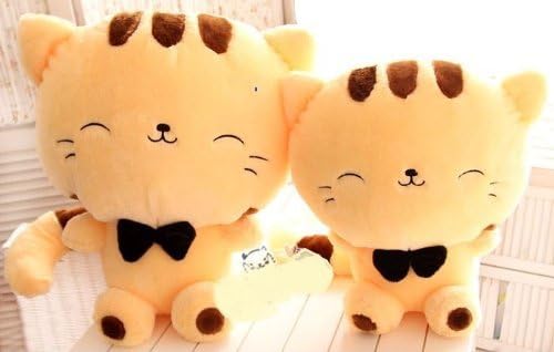 Lovely cat Nyan stuffed Smile soothing pillow yellow yellow animal cat cute paws (sitting height 40cm)