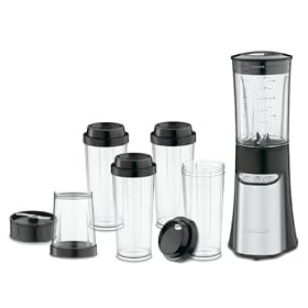 Buy Cuisinart CPB-300 SmartPower 15-Piece Compact Portable Blending Chopping System, Black
