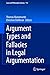 Argument Types and Fallacies in Legal Argumentation (Law and Philosophy Library, 112)